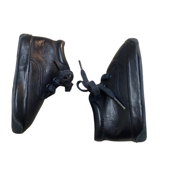 Elefanten Blue Leather Baby Hightop Shoes 17 / US 3 - Picture 3 of 8
